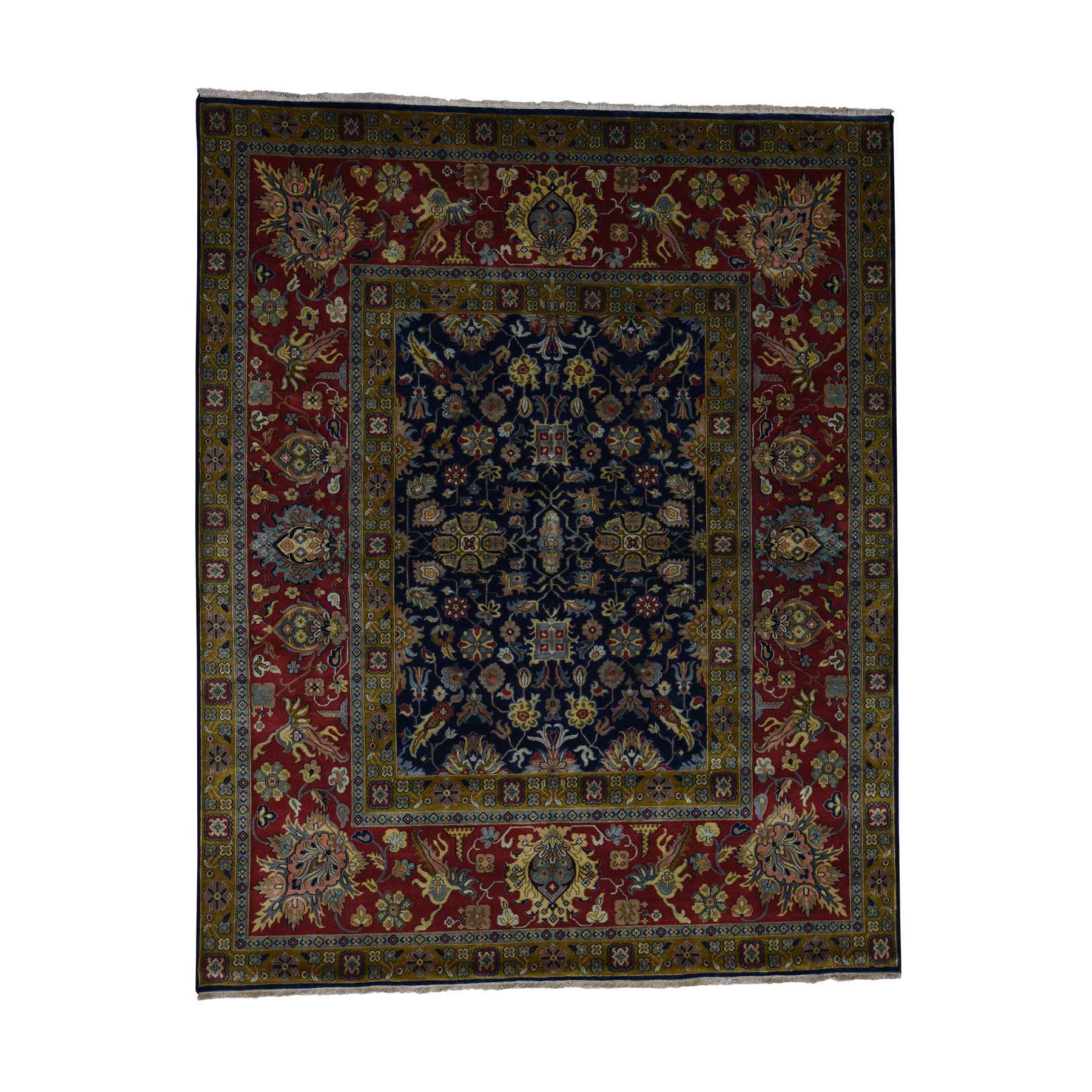 9'1''x12'2'' 300KPSI New Zealand Wool HandKnotted Oriental Rug